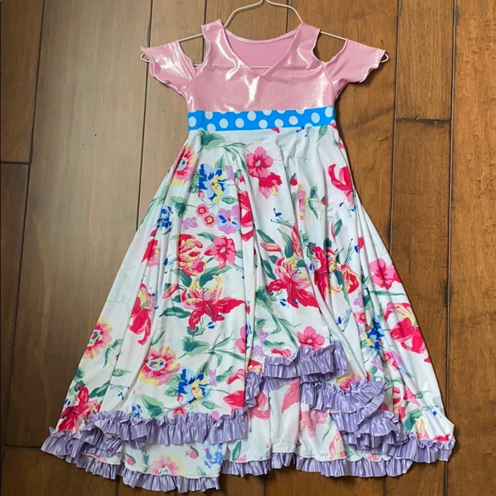 Twirly Girl hi low maxi dress-Stunning!